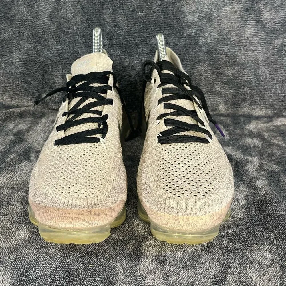 Nike Air VaporMax Flyknit String Oatmeal Beige Women’s Size 9 Running Shoes 8495